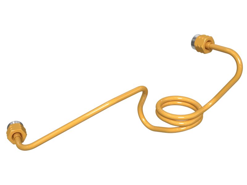 Трубопровод топливной форсунки внутреннего диаметра 1,6 мм