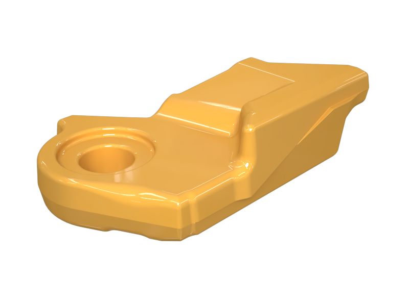 Звено гусеничной ленты с концевым штифтом, правое