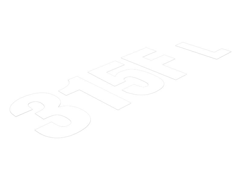 Идентификационная наклейка 315F L длиной 367,6 мм