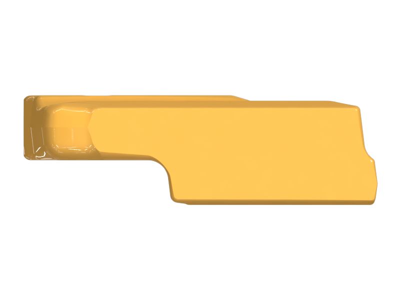 Левый конец штифта ведущего звена гусеницы