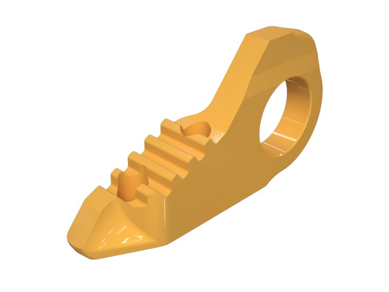 Замыкающее звено гусеничной ленты SALT со стороны втулки, ширина 97 мм