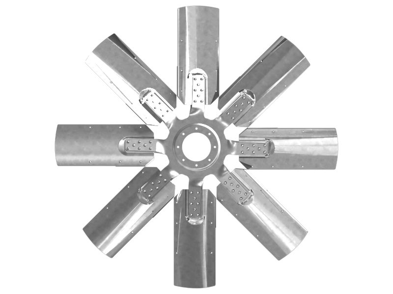 Крестовина нагнетательного вентилятора с 8 лопастями