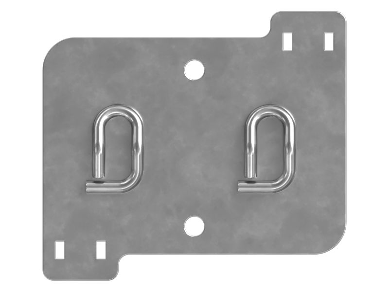 Опорная плита толщиной 3 мм с двумя болтами