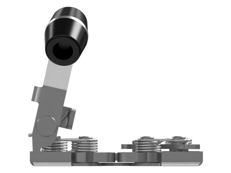 Поворотная защелка двери кабины
