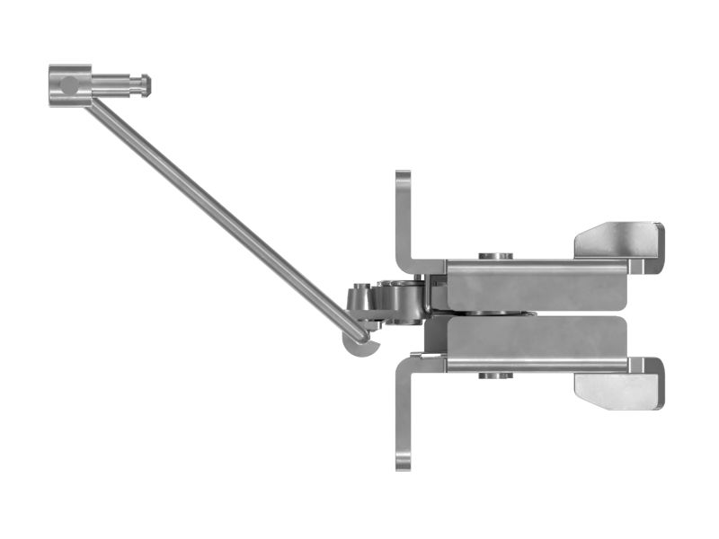 Замок ограждения и капота двигателя для рамы и кузова