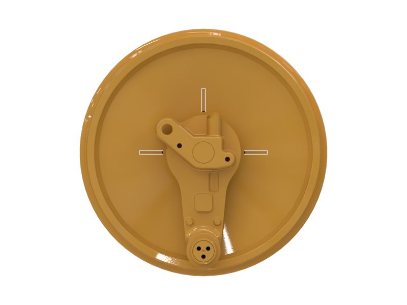 Блок переднего направляющего колеса