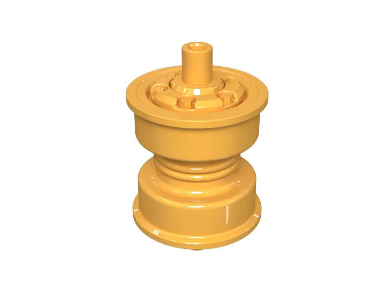 Одноребордный опорный каток