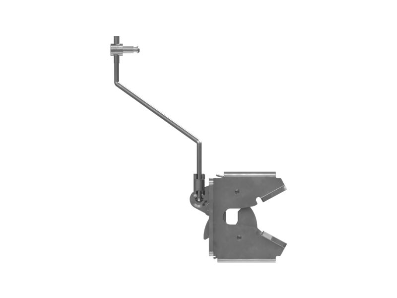 Замок ограждения и капота двигателя для рамы и кузова