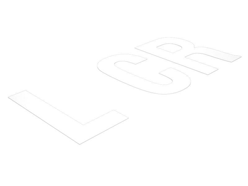 Наклейка L CR