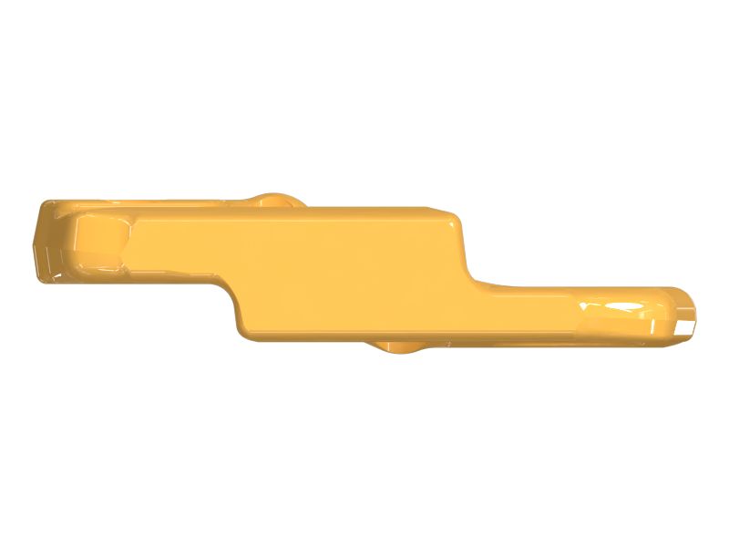 Левое звено герметичной и смазываемой гусеницы