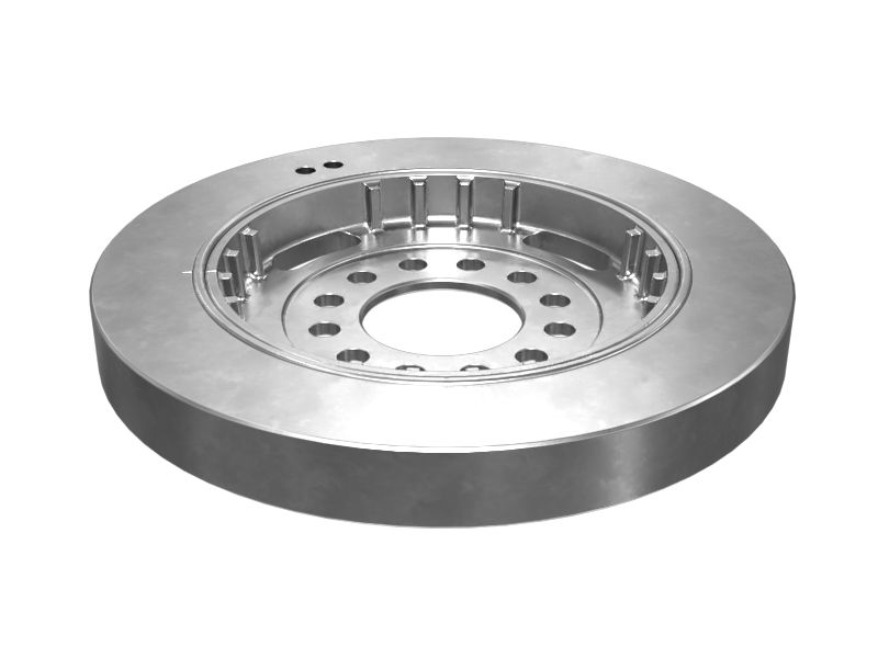 Чугунная заслонка коленчатого вала