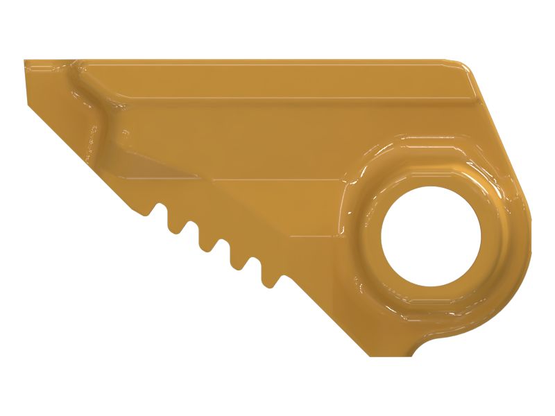 Левый конец пальца замкового звена гусеничной ленты