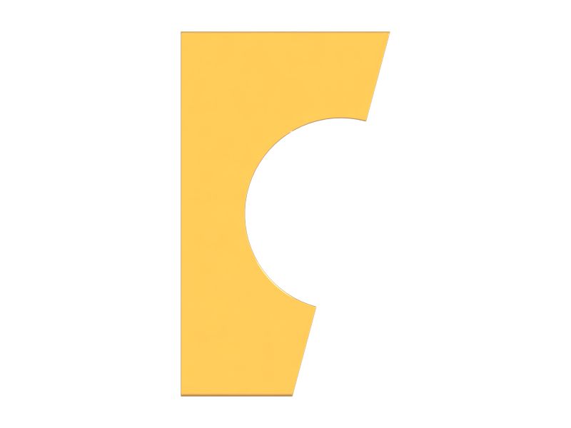 Левая монтажная опора двигателя шириной 87 мм