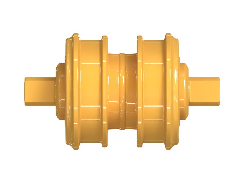 Двухребордный опорный каток