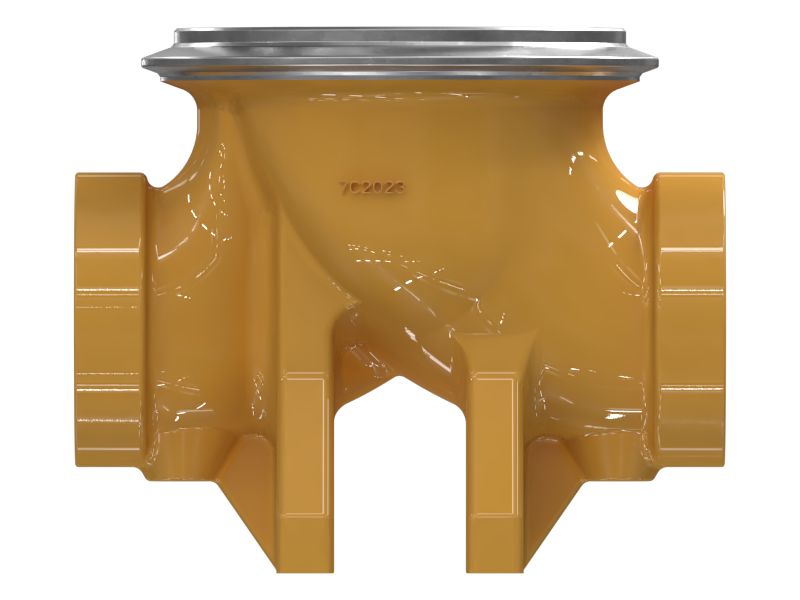 Выпускной коленчатый патрубок тройника