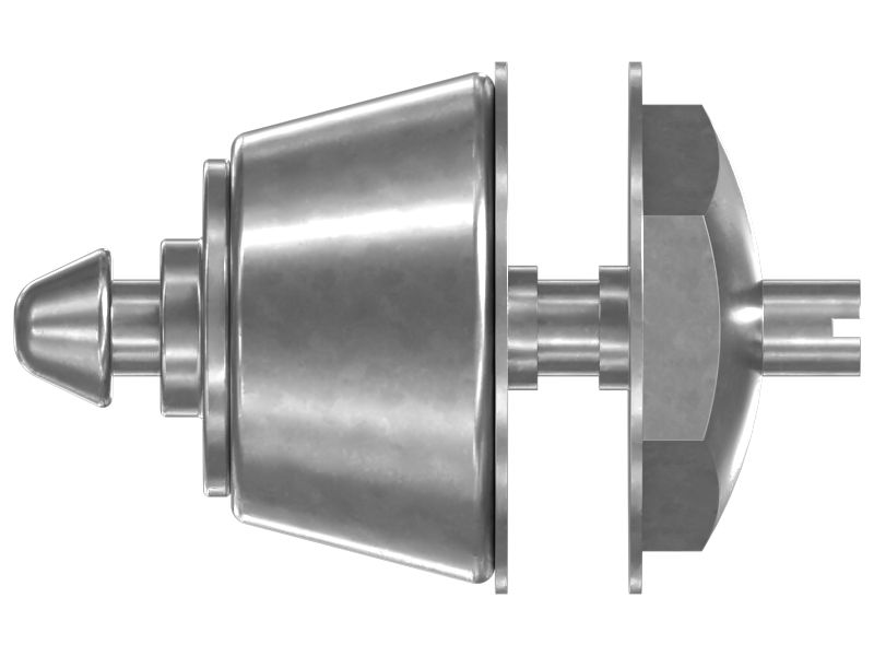 Наружная защелка вентиляционного окна