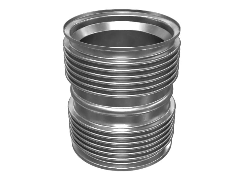 Сильфонный компенсатор выхлопных газов с внутренним диаметром 134 мм в сборе