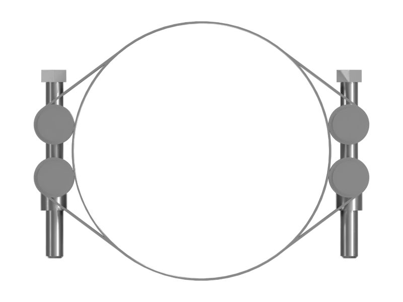 Хомут с постоянным натяжением