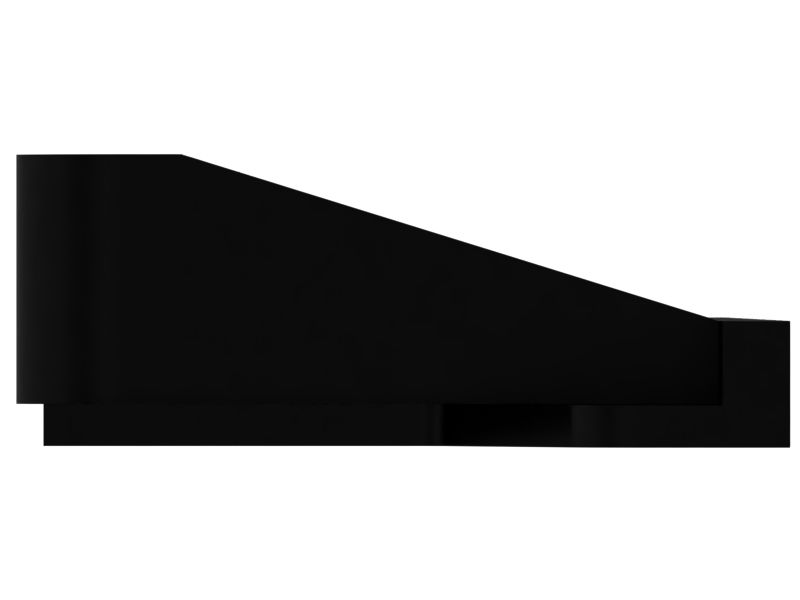 Заднее ограждение направляющей гусеницы