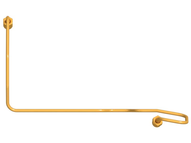 Трубопровод топливной форсунки внутреннего диаметра 1,6 мм