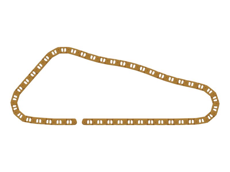 Звено гусеничной ленты в сборе