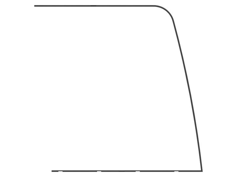 Дверное уплотнение длиной 801,2 мм