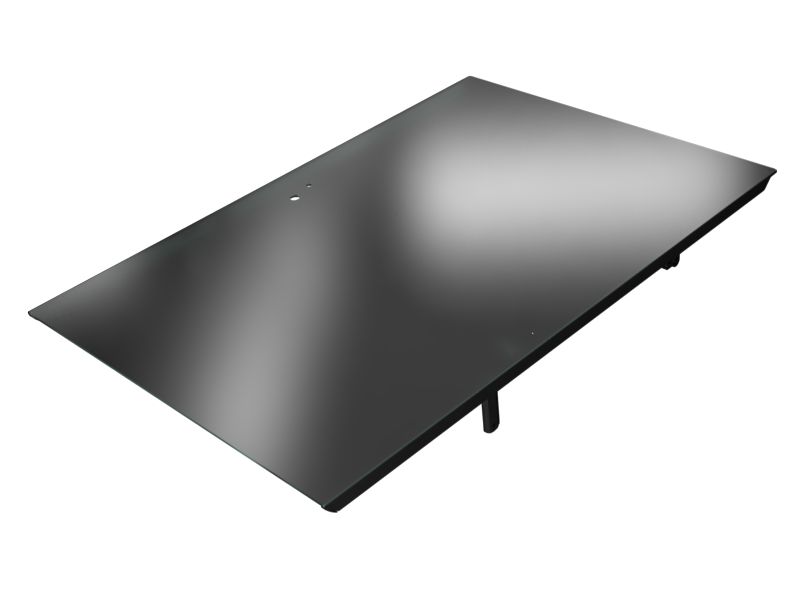 Заднее окно кабины экскаватора-погрузчика длиной 1392,3 мм