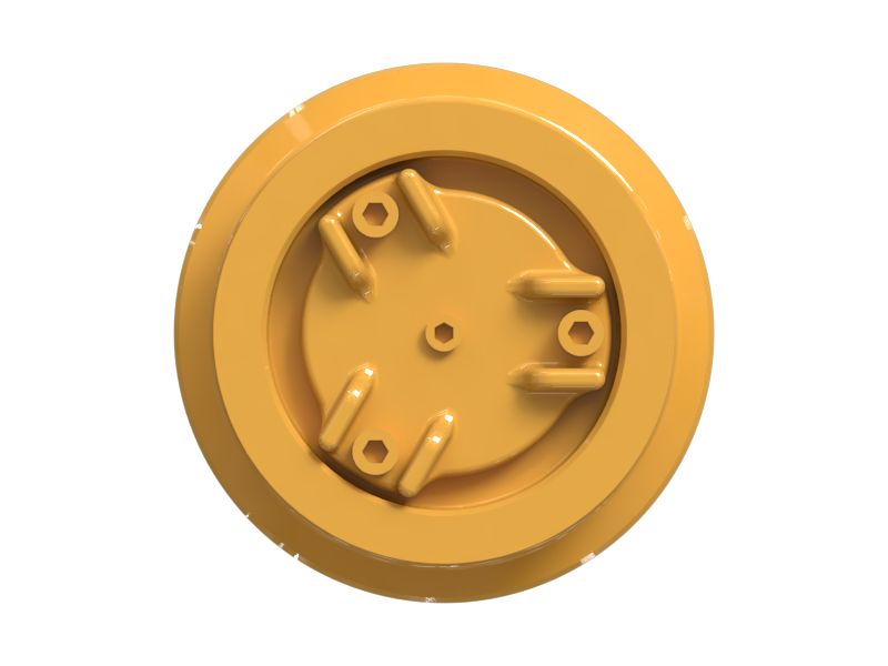 Поддерживающий каток гусеничной ленты