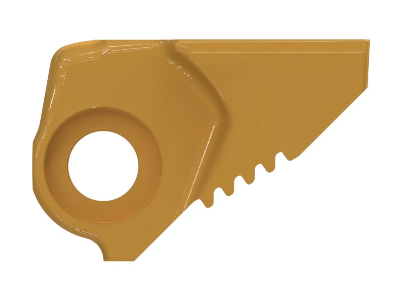 Левый конец штифта ведущего звена гусеницы