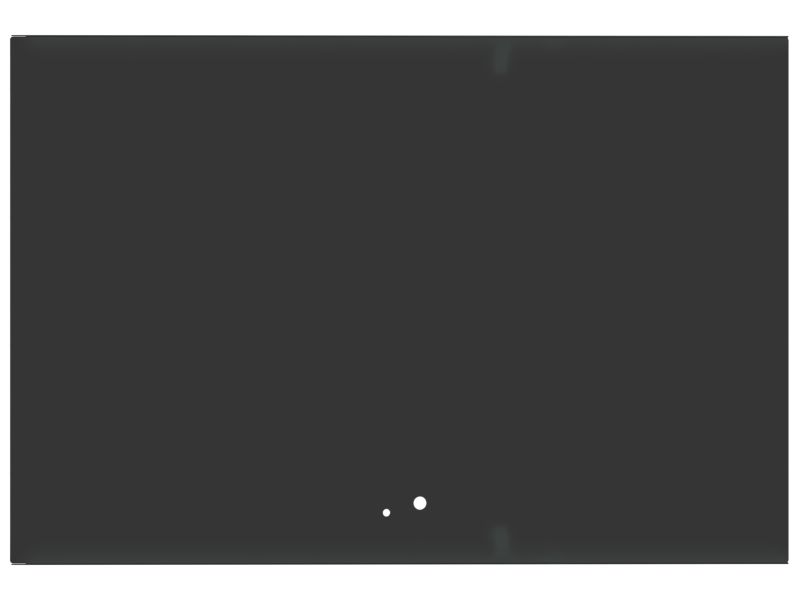 Заднее окно кабины экскаватора-погрузчика длиной 1392,3 мм