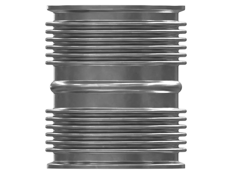 Сильфонный компенсатор выхлопных газов с внутренним диаметром 134 мм в сборе