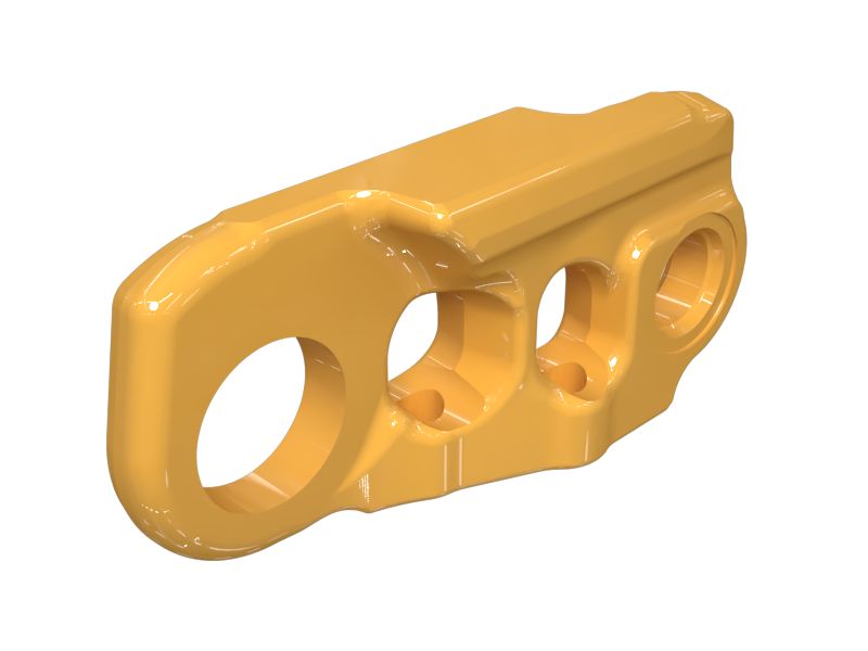 Левое звено герметичной и смазываемой гусеницы