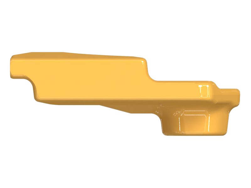 Левый конец пальца замкового звена гусеничной ленты