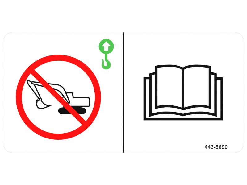 Наклейка подъемной проушины