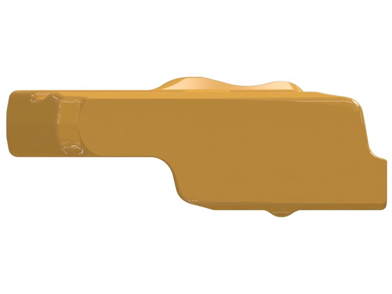 Замыкающее звено гусеничной ленты (левый конец пальца) для тяжелых условий эксплуатации.