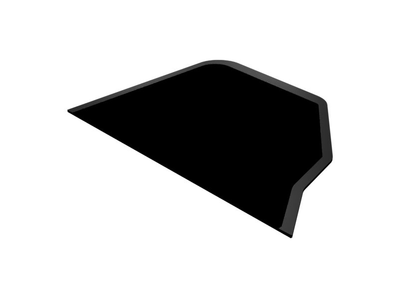 Безопасное стекло толщиной 6,8 мм для правого заднего окна