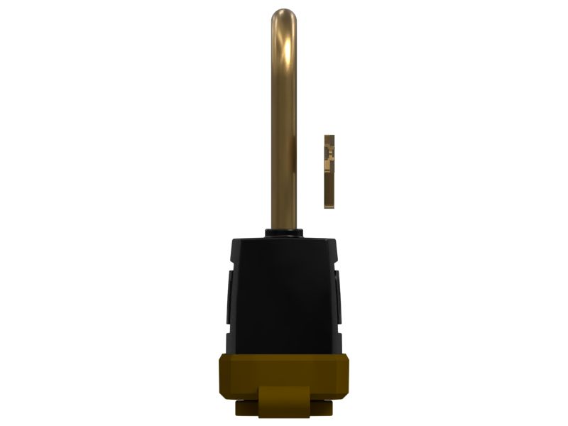 Стальной навесной замок повышенной надежности с ключом