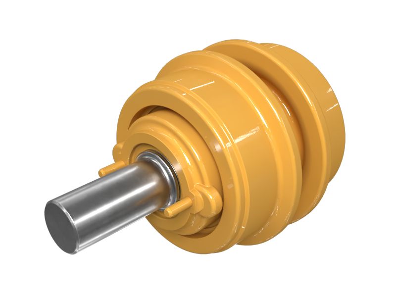 Однофланцевый несущий ролик