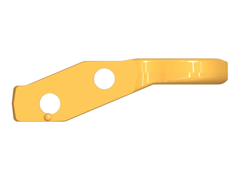 Левый конец втулки главной гусеничной ленты