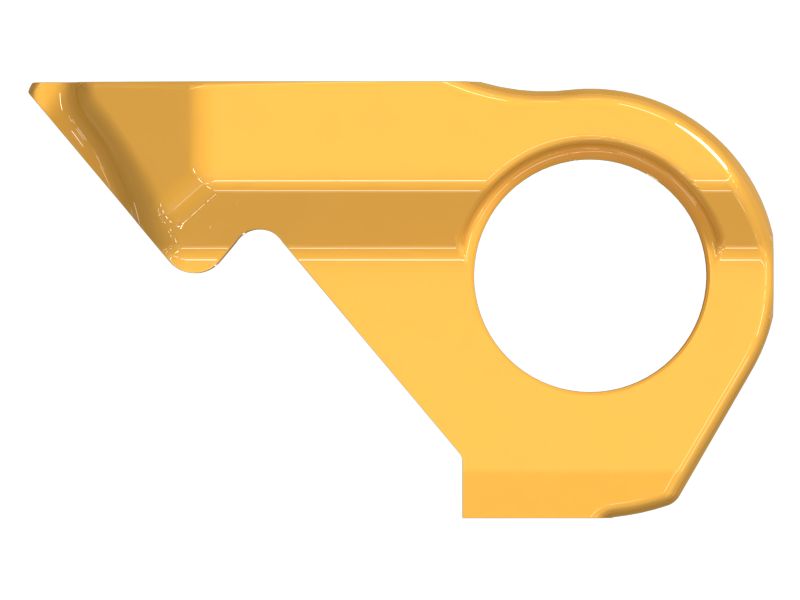 Замыкающее звено гусеничной ленты общего назначения со стороны втулки