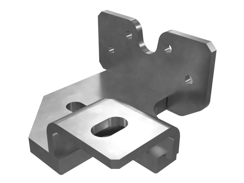 Монтажный кронштейн для защиты переднего стекла толщиной 6 мм