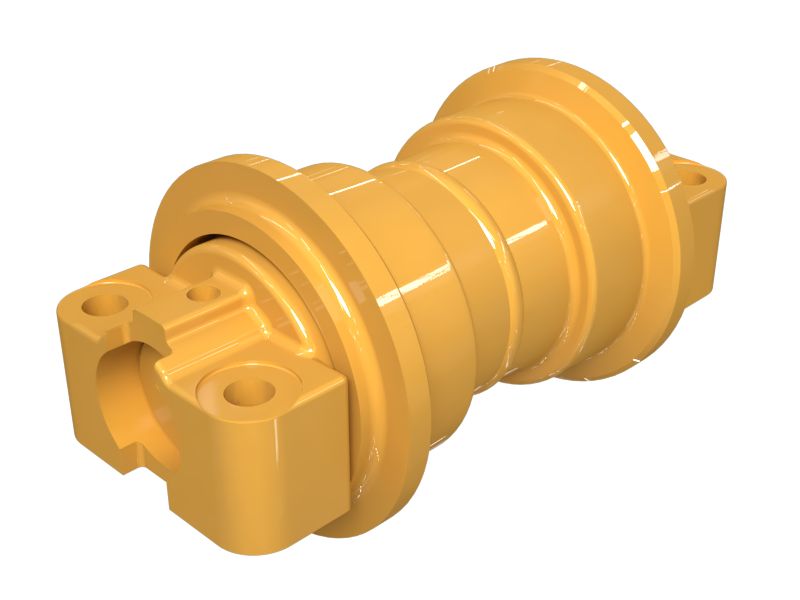 Одноребордный опорный каток