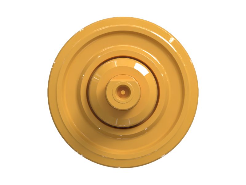 Двухребордный опорный каток