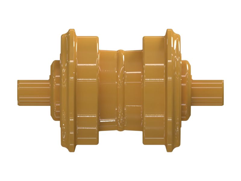 Одноребордный опорный каток