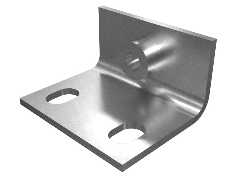 Монтажный кронштейн толщиной 4 мм под углом 90 градусов