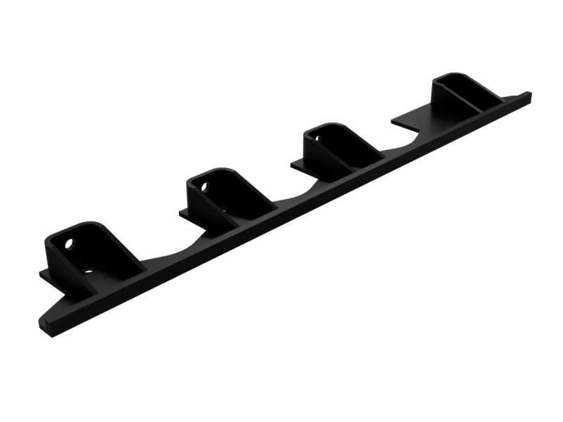 Заднее ограждение направляющей гусеницы