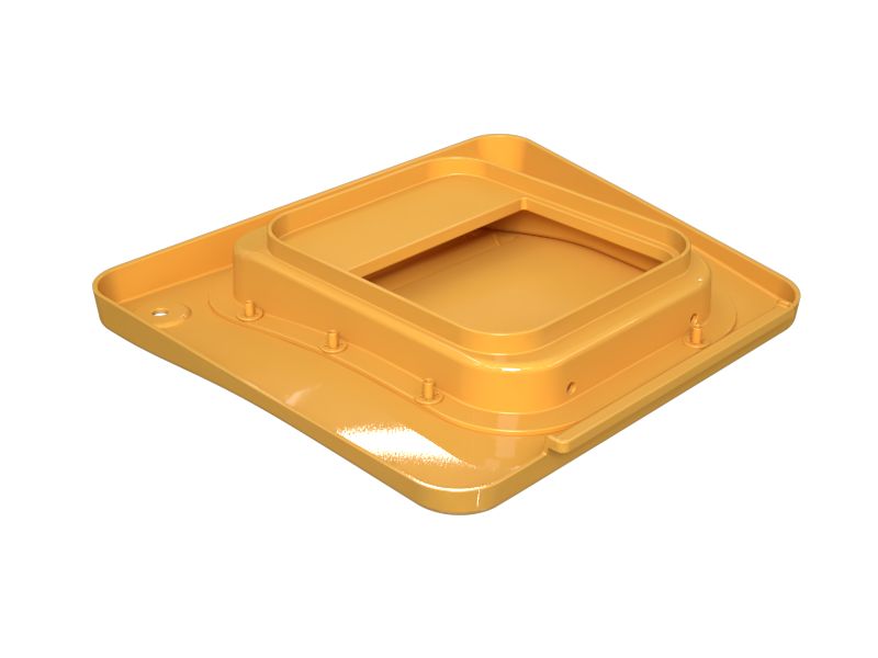 Дверца отсека воздушного фильтра кабины