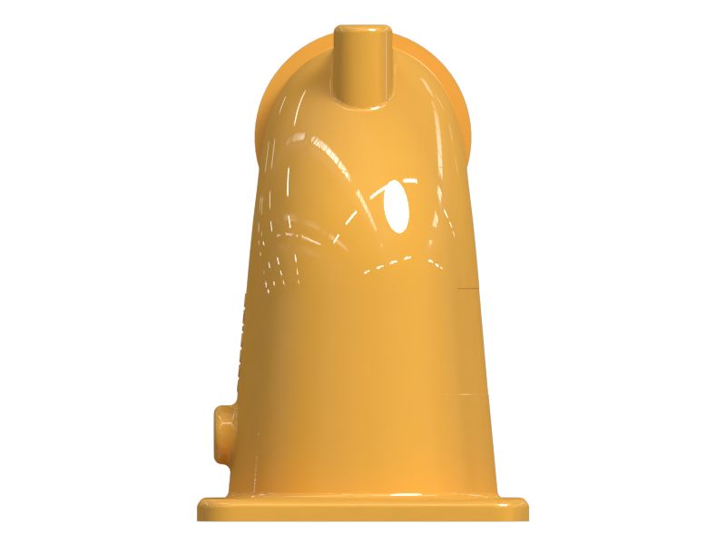 Выпускной коленчатый патрубок с наружным диаметром 152,4 мм