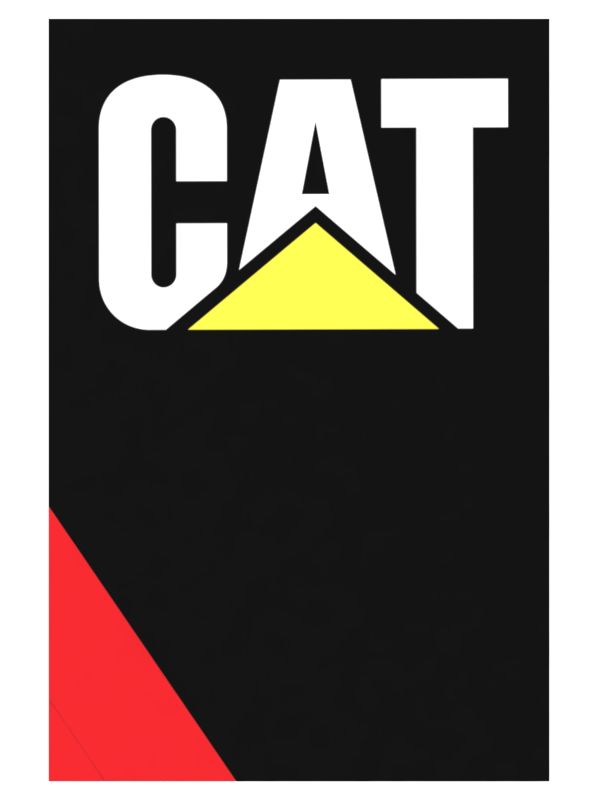 Идентификационная наклейка CAT длиной 594,7 мм