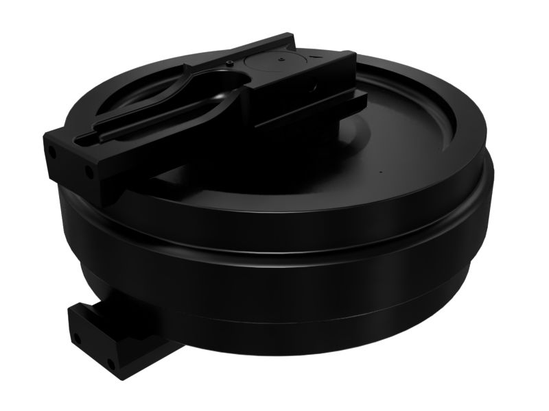 Блок переднего направляющего колеса